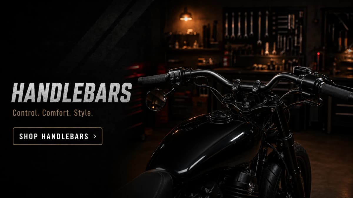 2AC Handlebars, Controls & Mirrors — Grips, mirrors, and controls.
